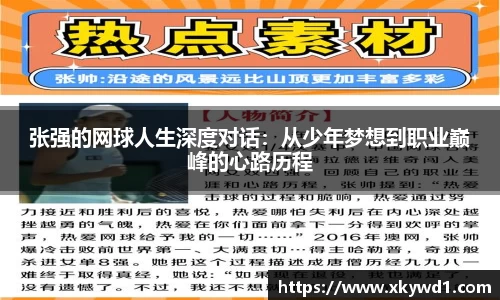 张强的网球人生深度对话：从少年梦想到职业巅峰的心路历程